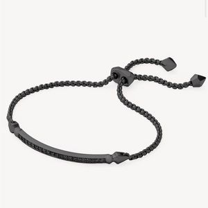 Kendra Scott Ott Adjustable Chain Bracelet in Gunmetal